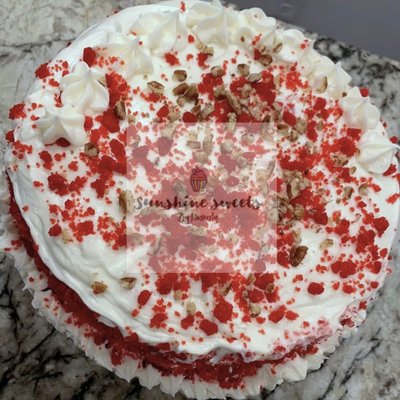 Red velvet With Pecans 