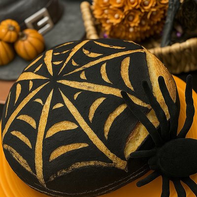🕷️🕸️Itsy Bitsy Spider Web Loaf