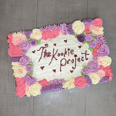 Large Rectangle Cookie Sheet Cake