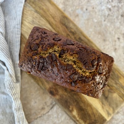 Sourdough Banana Bread with Chocolate Chips