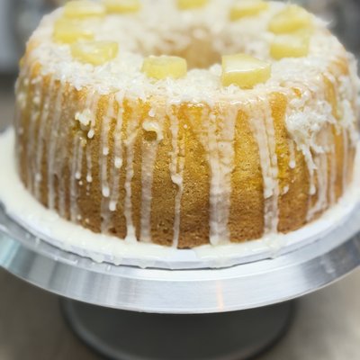 Pina Colada Pound Cake
