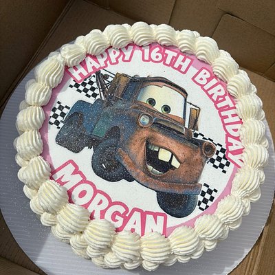 1 Layer 8 Inch Circle Cake