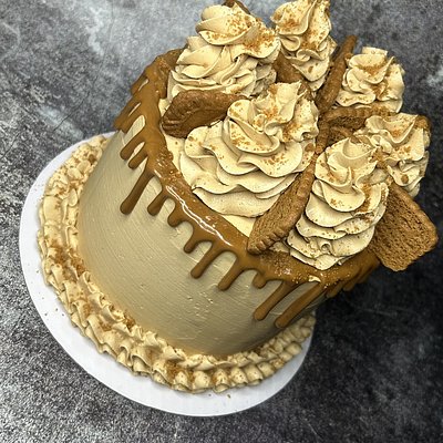Biscoff Cookie Butter Cake (3 Layers)