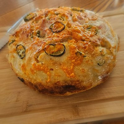 Jalapeno Cheddar Sourdough Bread 