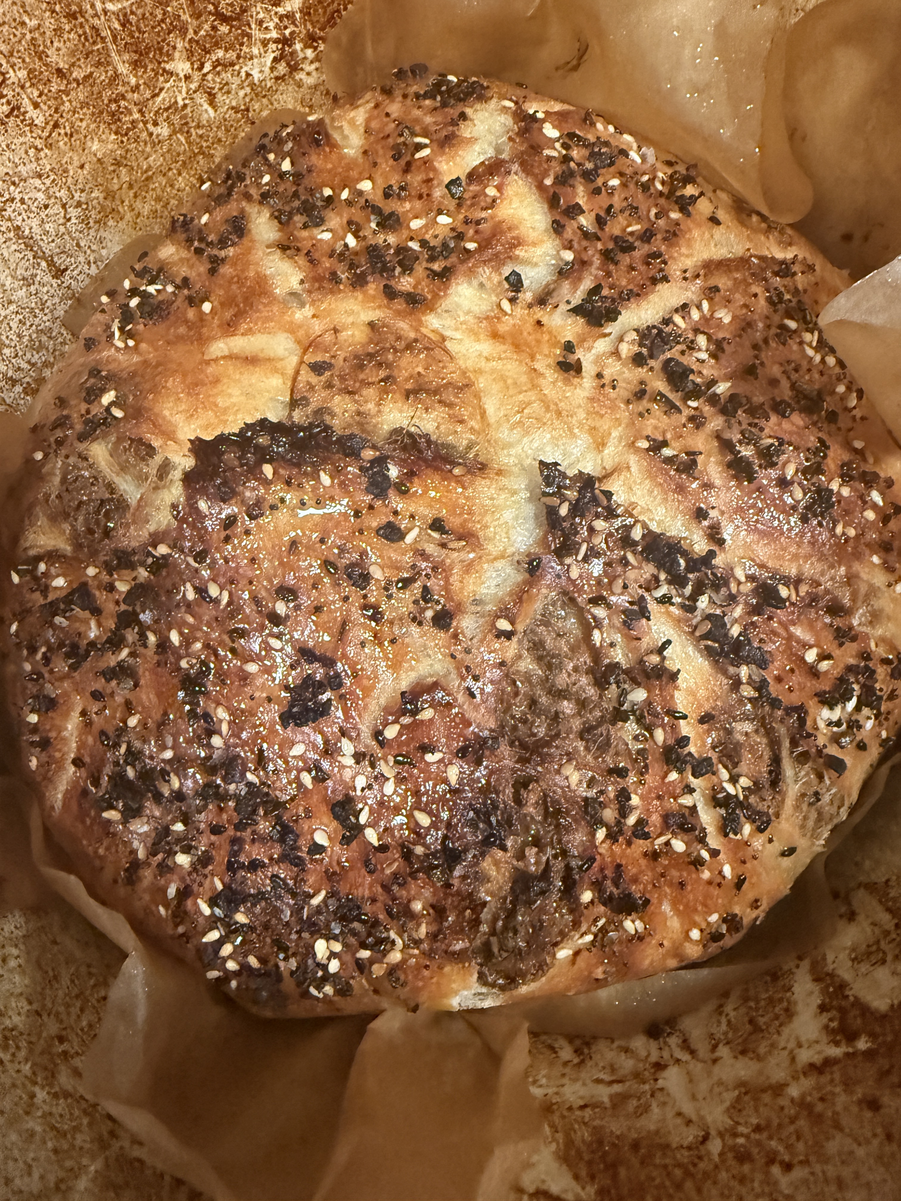 Sourdough Everything Tomato