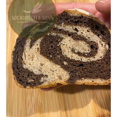 “Rye” Sourdough Bread, EF, DF