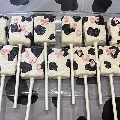 Dipped Rice Crispy Treats 