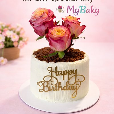 Flower Pot Cake