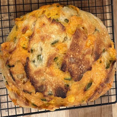 Round Sourdough Loaf - Jalapeño Cheddar