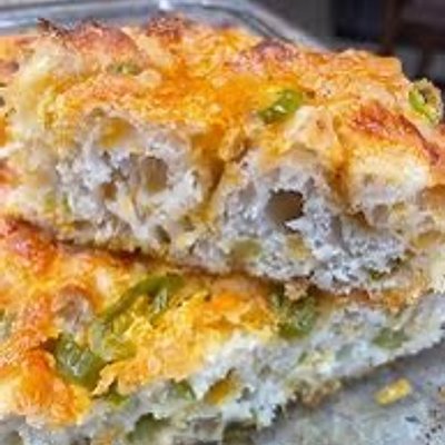 Jalapeno Cheddar Sourdough Focaccia