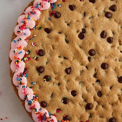 Chocolate Chip Cookie Cake Available Sizes 4,6,8,10,12 Inch 