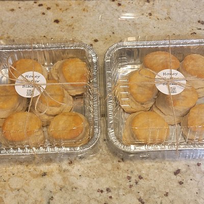 Sourdough Honey Butter Biscuits 