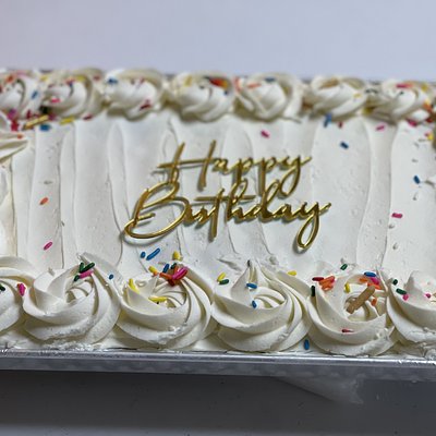 Decorated Birthday 1/4 Sheet Cakes
