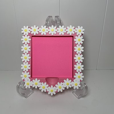 Daisy Sticky Note Holder - Pink