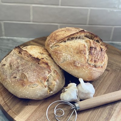 Roasted Garlic Sourdough