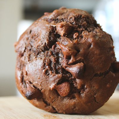 Double Chocolate Chip Muffins 