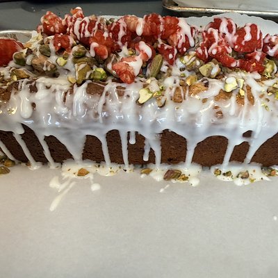 Raspberry Pistachio Bread