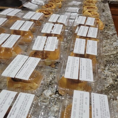 Single Serve Ooey Gooey Caramel Rolls- Individually Packaged (Minimum Orders Of 8)
