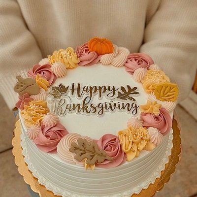 Blushing Autumn Cake