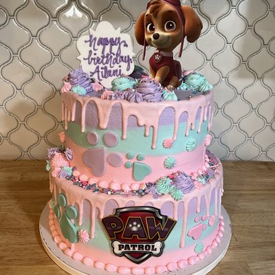 10/8 Tiered Cake (serves 45) 