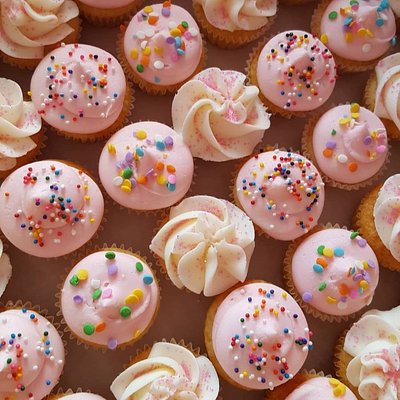 Basic Cupcake Kisses (Colored Icings and/or Sprinkles)