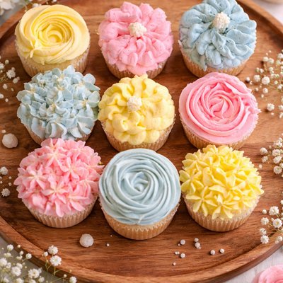 Flower Cupcakes 