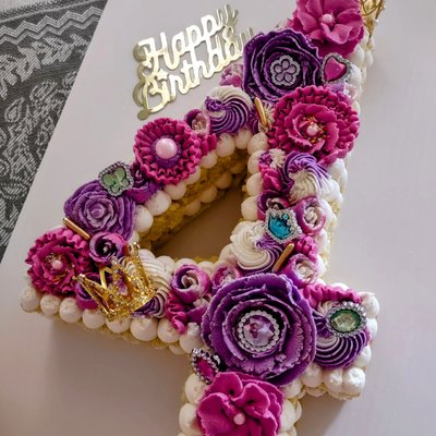 Large Single Digit Number Cake 