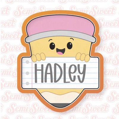 A5 Pencil w/ Notepad Name 