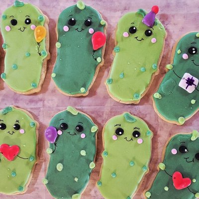 Simple Decorated Sugar Cookies