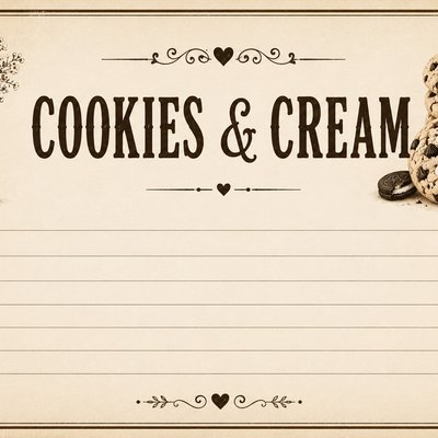 Cookies & Cream Cookies