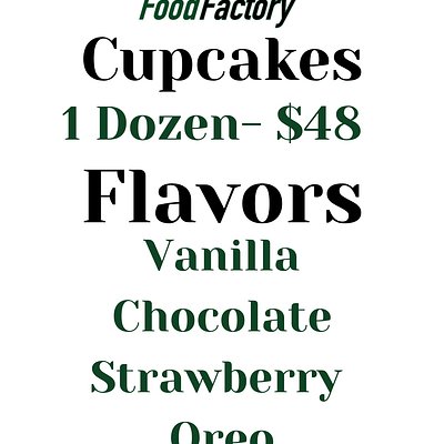 Cupcakes (1 Dozen)