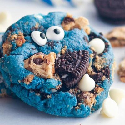 Jumbo Cookie Monster Cookie