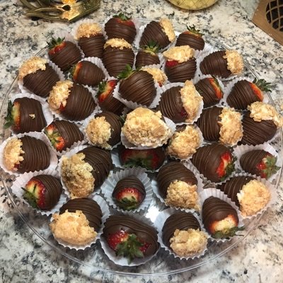 Small Strawberry Platter 