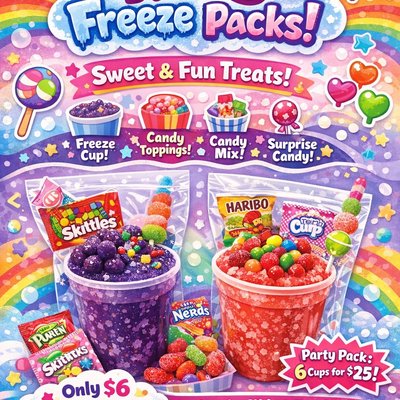 👶🏽🍭 KIDS SLUSHY PACKS 
