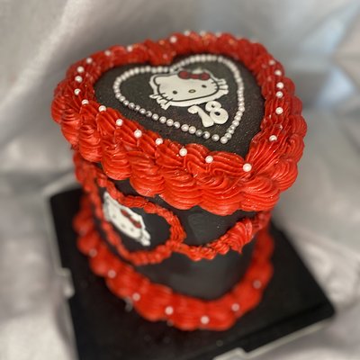 3 Layer 6” Heart Cake