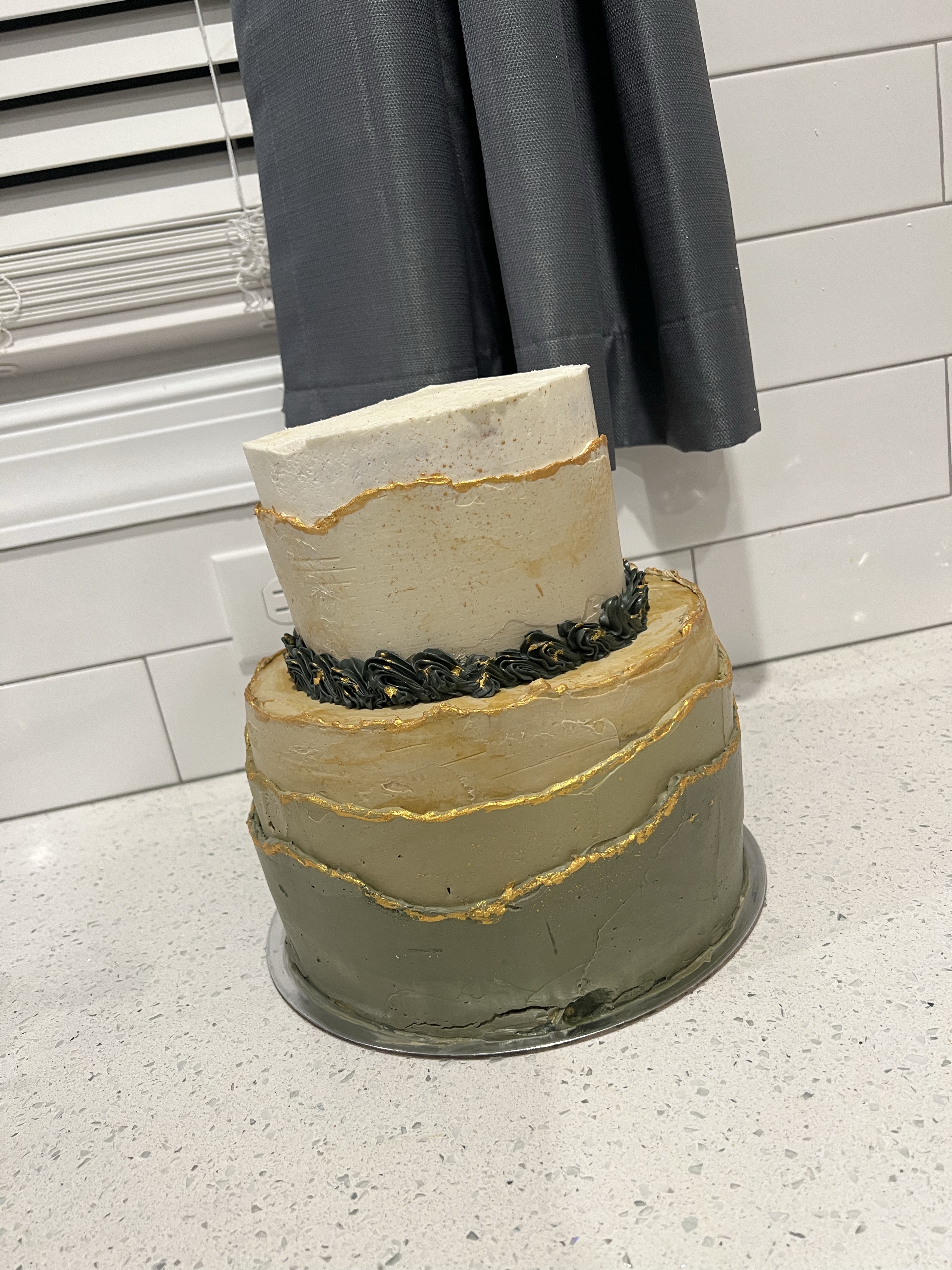 Two Tier Cake (Serves up to 34)