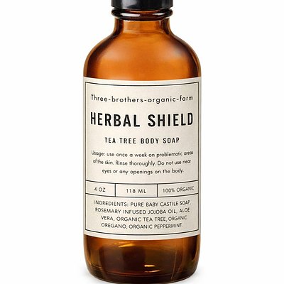 Herbal Shield(tea tree Body Wash 4 Oz)