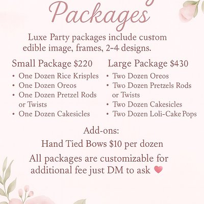 LUXE PARTY PACKAGE -LARGE