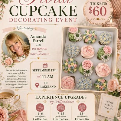 Floral Cupcake Decorating