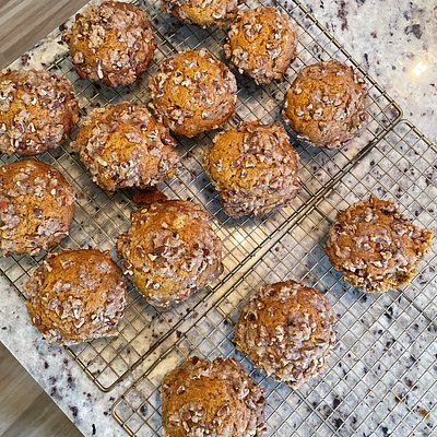 Pumpkin Spice Muffins With Streusel Top