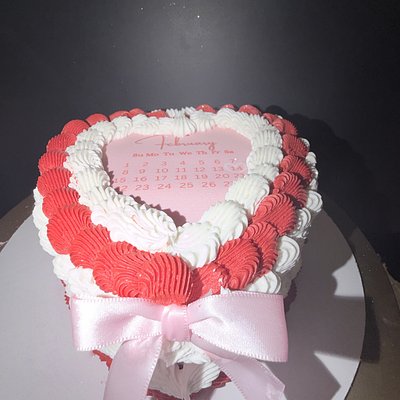 6” Heart Cake 