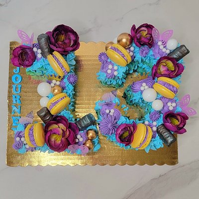 8" Double Digit Number Cake 