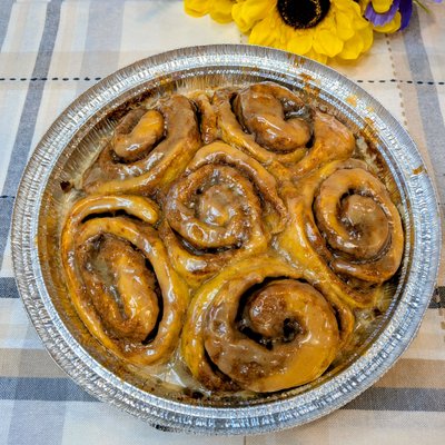 Pumpkin Cinnamon Rolls (6) 🌿