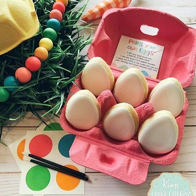 Paint-Your-Own Easter Egg Cookie Kit 