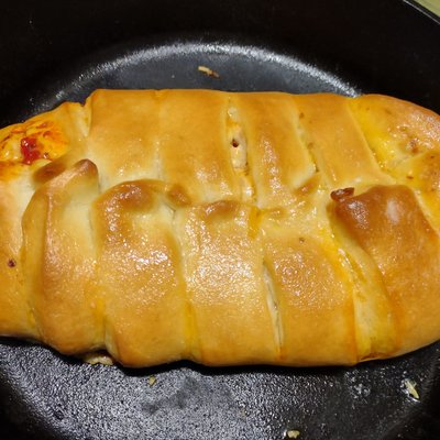 Green Chile Stuffed Chicken Bread