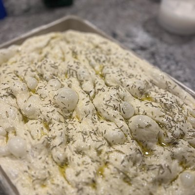 Garlic & Rosemary Focaccia 