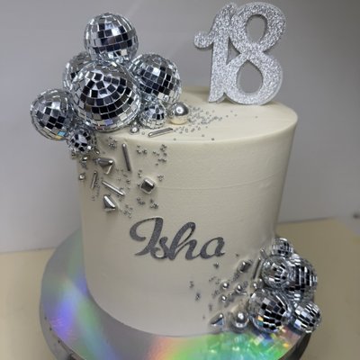 Disco Ball Cake  