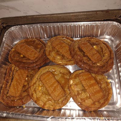 Caramel Biscoff Cookies 
