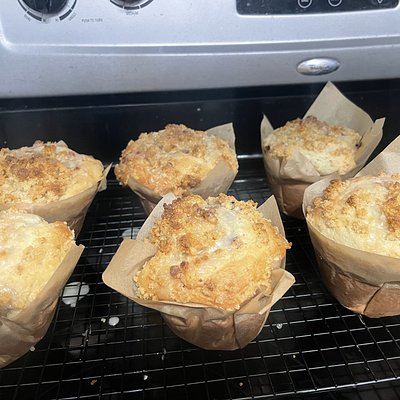 Sourdough Jumbo Strawberry Muffin 