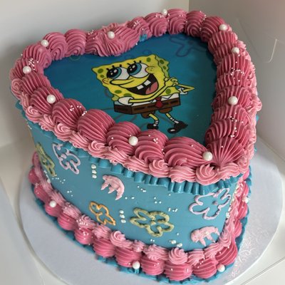 9in Heart Cake